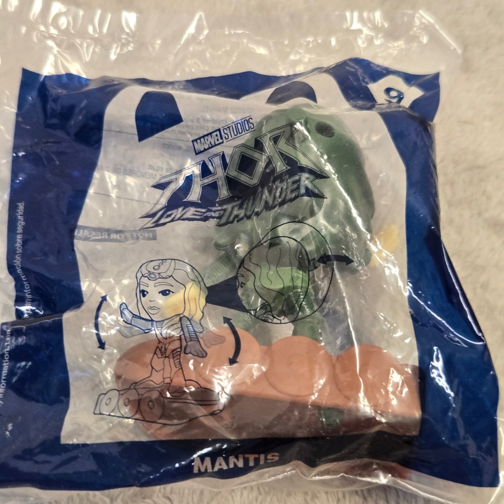 McDonalds 2022 Marvel Thor Love and Thunder Mantis Happy Meal Toy New Sealed